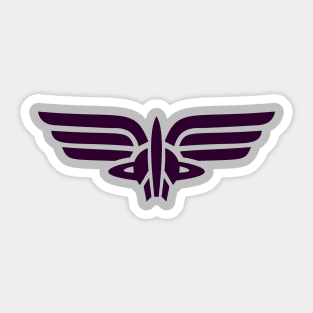 Star Command Logo Dark Sticker